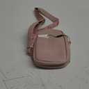 Telena Small Sling Bag for Women Leather Crossbody Fanny Packs Chest Bag for Women (1-dusty Pink)