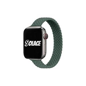 Solace Bands Slim Imperium Loop - Compatible with Apple Watch Bands Sport Loop Band for Women and Men, iWatch Bands for 38mm 40mm 41mm 42mm 44mm 45mm Ultra, SE and Series 8 7 6 5 4 3 2 1
