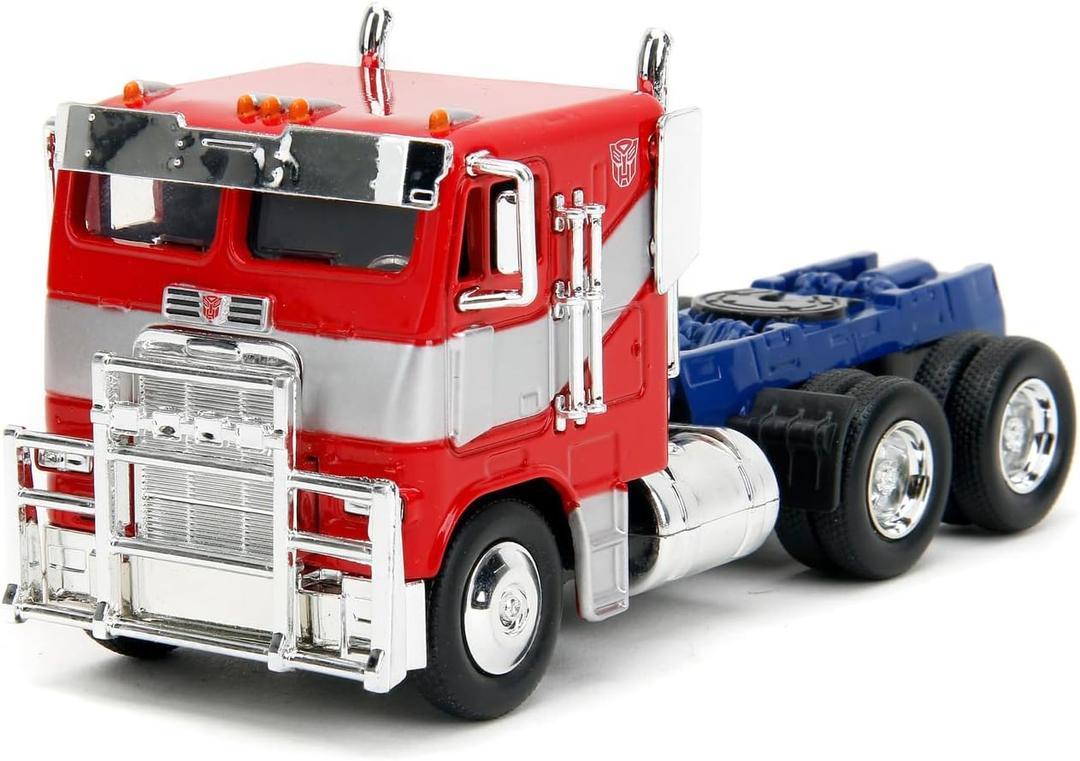 Jada Toys Transformers T7 Optimus Prime Truck 1:32, Red