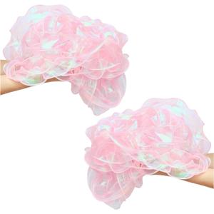 Holographic Pink Ribbon 1.5 inches x 40 Yards for Gift Wrap Birthday Decorations Christmas Decorations Wedding (Pink, 40 Yards)