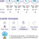 Rearz Daydreamer - Printed Adult Diapers - MEGA 11,000ml Capacity - Sample Pack of 2 (Medium)