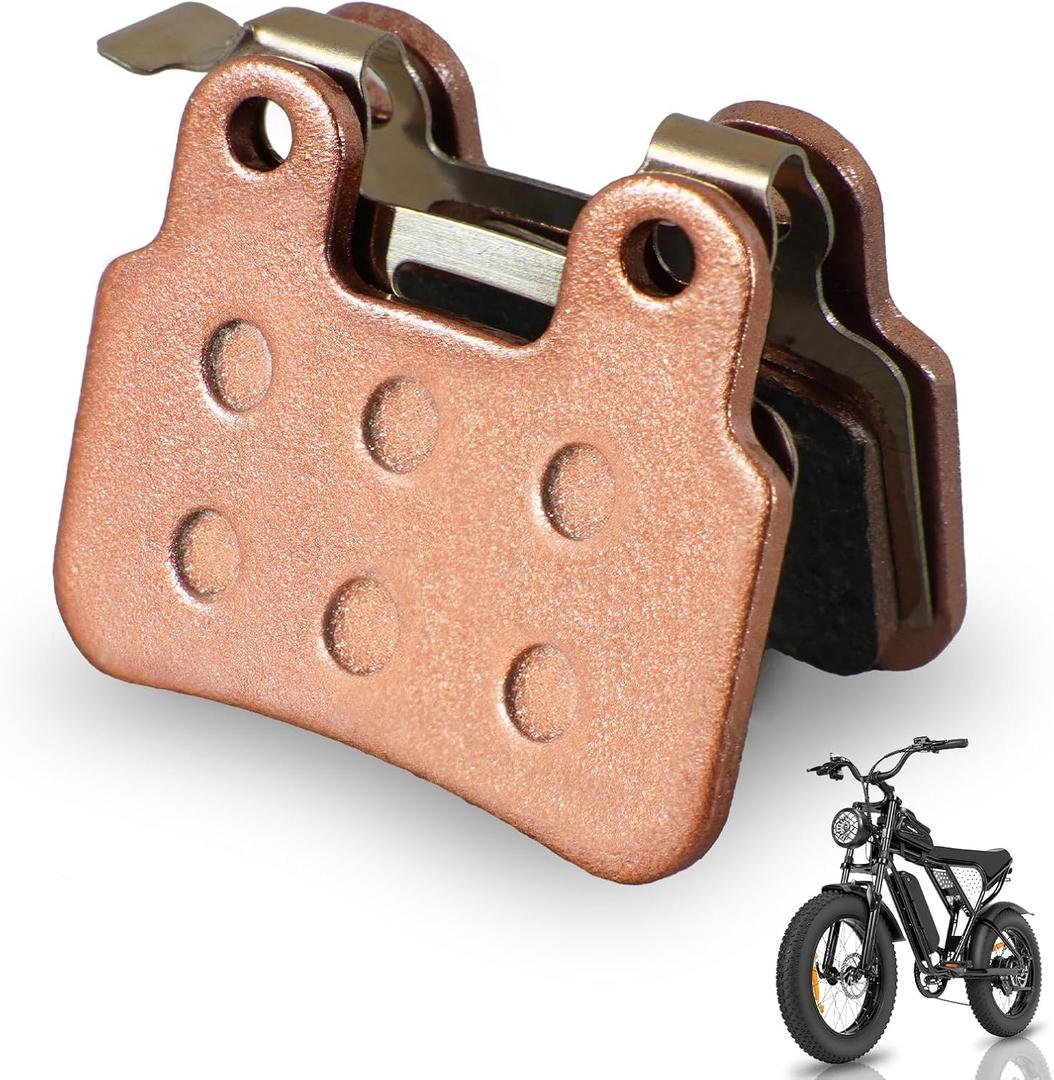 Brake Pads for Ebike: Semi-Metallic Brake Pads Fit for Ridstar Q20, Q20 Pro, H26 Pro Electric Bike Replacement Brake Parts - Fit for XD-KLBS-DOT4 Hydraulic Brakes (1 Pair)