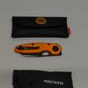 Vosteed Folding Knife with 3.18'' 154CM Blade, Pocket Knife for Men Women Gifts, Patented Vanchor Lock EDC Knife with Aluminum Handle, Reversible Pocket Clip - Ankylo A1917