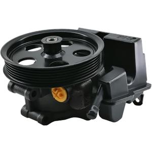 96-74326 Power Steering Pump with Pulley, Compatible with Ford Focus 2006-2011, Transit Connect 2010-2011, Replace# 6S4Z3A674A 7S4Z3A674A 20-74326