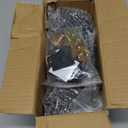 Sofa Legs Square Bed Feet 4 inch Wood Replacement Leg for Furniture Set of 8,Black (4, 8set)