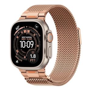 BXUXOHS Milanese Loop- Compatible with Apple Watch Ultra 3 2 1 Band for Men 38/40/41/42mm(s11/10),Magnetic Mesh Metal Strap Wristband for iWatch SE 3/2 Series 11/10/9/8/7/6/5/4 Ultra