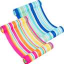 2 Pack Inflatable Pool Float Hammock, Multi Purpose Swimming Raft, Water Lounges, Pool Accessories (Saddle, Lounge Chair, Hammock, Drifter), Beach, Outdoor