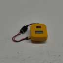 20V to 12V Step-Down Converter for Dewalt 20V Max for Power Battery Adapter Wheel, DC 12V 10A 120W Buck Converter Regulator for Golf Cart RC Car Truck Light & DIY (yellow)