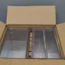 STORi Chloe Space-Saving Clear Drawer Organizer (4 Drawer Set) Sort Office, Kitchen, Beauty Supplies, Makeup, Pens, Jewelry, Stationary, Made in USA