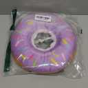 Cat Cone Collar Soft, Cat Recovery Collar for Wound Healing Cute Donut Adjustable Kitten Cones to Stop Licking Comfortable Lightweight Neck Elizabethan Collars for Kittens After Surgery (Medium)