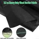 LAVEVE 5FT x 300FT Weed Barrier Landscape Fabric, 3.2oz Premium Heavy Duty Garden Cloth, Ground Cover for Gardening, Farming