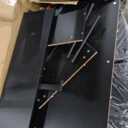 VECELO Small Bar Table and Chairs Tall Kitchen Breakfast Nook with Stools/Dining Set for 2, Storage Shelves, Space-Saving, Retro