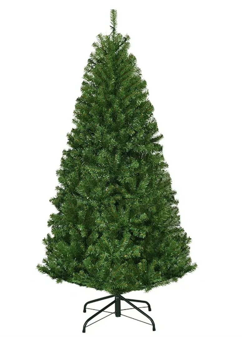 4Ft Pre-Lit Artificial Christmas Tree Hinged 100 LED  