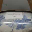 Tommy Bahama - King Comforter Set, Soft Woven Bedding with Matching Pillowcases & Bonus Throw Pillows, Medium Weight for Year Round Comfort, 5 Piece Bed Set (Raw Coast Blue)