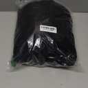 EXCHIC Women's Elegant Velvet Long Sleeve Maxi Dress Evening Party Dancing Dresses (Large, Black)