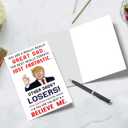 3 x Funny Card for Dad from Daughter, Son, Kids - Father's Day Gifts for Dad from Daughter, Son, Kids - Birthday card for dad, Dads Birthday Gifts Ideas - Fathers Greeting Card, Premium Quality