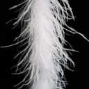 2 Yards 30g Fluffy Marabou Ostrich Feather Trim for DIY Craft Sewing Trim Home Wedding Party Decoration-White