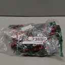 DearHouse 6FT Red Berry Christmas Garland, Flexible Artificial Berry Garland for Indoor Outdoor Home Fireplace Decoration for Winter Christmas Holiday New Year Decor (Green)