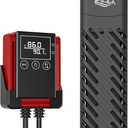 AQQA 800W Aquarium Heater Fish Tank Heater for Aquarium Submersible Thermostat Heater with Intelligent Temperature Probe Adjustable Temp Range 59-94 (800W for 80-230Gal)