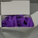 Liliful 100 Pcs Silicone Rubber Wristbands Rubber Wristband Bracelet Bands for Silicone Wristbands for Women Men(Purple)