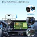 PZK Car Phone Mount for Honda Accord 2018-2022 Sport SE/EX/EX-L/Touring/LX Accessories 10th Gen Accord for 8-inch Screen Magnetic 15W Fast Wireless Charger Phone Holder 360 Rotation with Stroage Box
