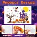 28 Pcs Halloween Felt Five Pumpkins Crafts Pumpkins Flannel Board Set Felt Story Board Pieces Pumpkin Witch Storyboard Halloween Play Art Set Craft Home Games Wall Decor