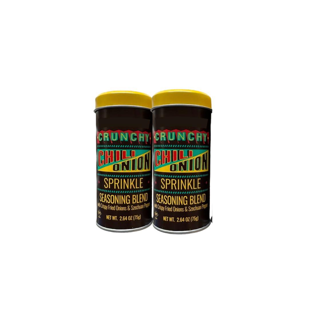 Trader J Crunchy Chili Onion Sprinkle Seasoning Blend - 2 COUNT (75g each), BBD 03 AUG 2026 