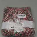 Timgle 6 Pcs Skeins Christmas Yarn for Crocheting 186 Yard Christmas Glitter Yarn Soft Each 100g/ 3.53 oz Knitting Crocheting Gift Craft Project Assorted Starter (Mixcolor Red Green White)