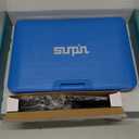 SUNPIN 17.9" Portable DVD Player with 15.6 inch Large HD Swivel Screen, Long Lasting Rechargeable Battery, Support USB/SD Card/AV in&Out and Multiple Disc Formats, Louder Stereo Speaker, Blue