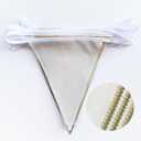 32Ft Camping Party Decorations Olive Green Tan Brown Cream Neutral Triangle Flag Fabric Banner Pennant Garland Streamers for Woodland Birthday Jungle Baby Shower Safari Camper Bachelorette Decor