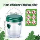 Qualirey 2 Pcs Wasp Traps for Outdoors Wasp Killer Hanging Bee Traps Reusable Fly Bee Killer for Indoor Outdoor Patio Garden Home (Green)