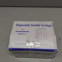 1ml Syringes 30G 1/2" 13mm Needle U-100 Disposable Lab Syringe, 100 Pack