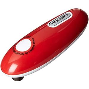 Farberware Hands-Free Automatic Can Opener (9.06 x 2.56 x 2.17 Inch, Red)