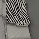 YIHOUSE 69 Ft Washable Rug, Black and White Abstract Rug for Bedroom, Living Room, Dining Room, Office, Playroom, Nursery, Nonslip Thin Modern Large Rugs Soft Abstract Contemporary Striped Rugs (Modern Lines Beige)