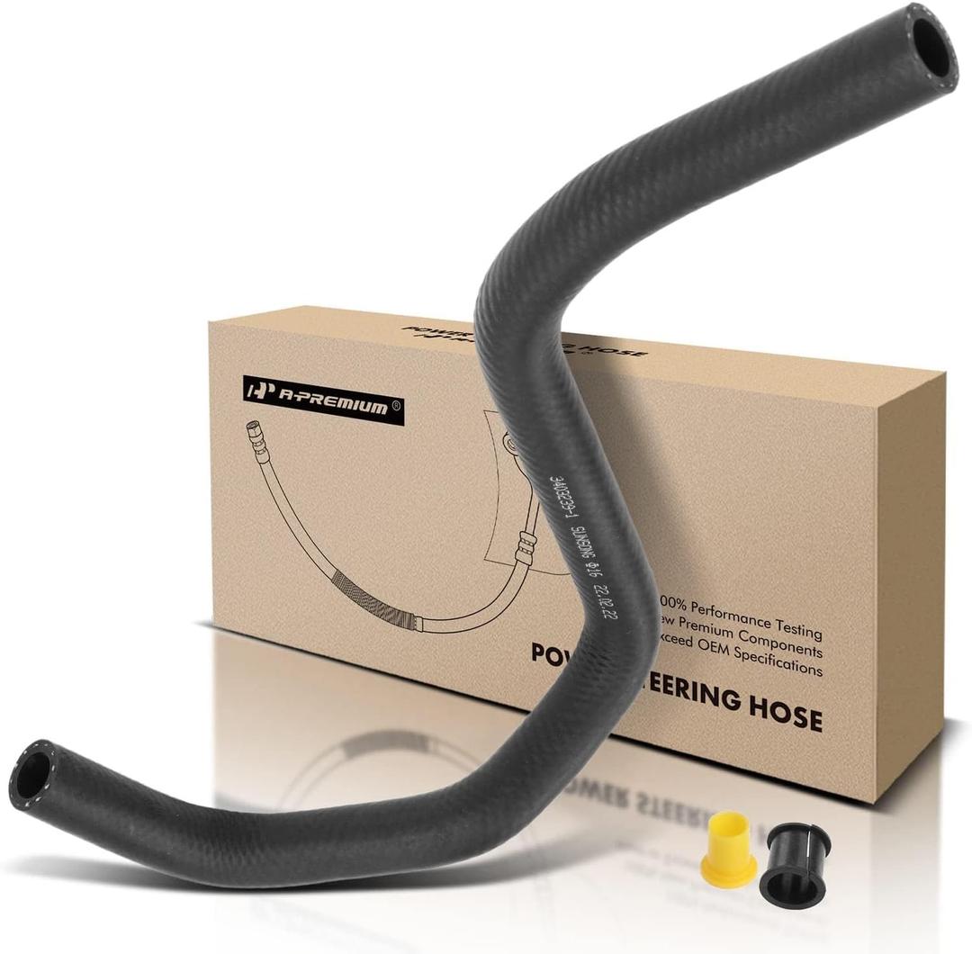 A-Premium Power Steering Reservoir/Suction Line Hose Assembly Compatible with Chevrolet Prizm & Toyota Corolla, 1998 1999 2000 2001 2002, 1.8L, Reservoir to Pump