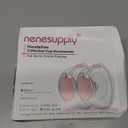 Nenesupply Handsfree Wearable Breastmilk Collection Cara Cups Caracups Compatible with Spectra S1 S2 9 Plus Breast Pumps 24mm Silicone Flanges Replacement for Spectra Pump Parts 19 21mm Inserts