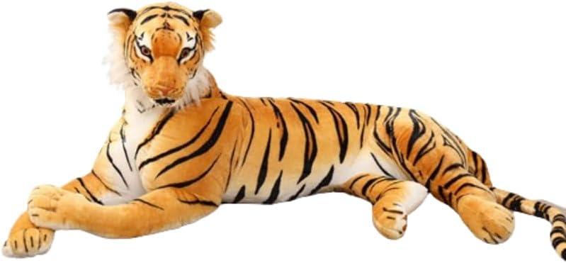 Large Stuffed Tiger Plush Toy- Giant Tiger Stuffed Animal -Big Plush Toy (40 Inches,Excluding Tail) (Yellow)