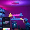 Matane Smart LED Ceiling Light WiFi, 12IN RGB Flush Mount Light Fixture, DIY Colors, Compatible with Alexa Google Home, 3000K-6500K Ceiling Lights for Bedroom, Living Room, White