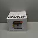 Chefman Fry Guy, The Most Compact & Convenient To Deep Fry Comfort Food, Restaurant-Style Basket With A 1.6-Quart Capacity, Easy-View Window & Adjustable Temp Control, Stainless - 1.5 Liter