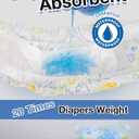 Dono Disposable Male Dog Diapers, Super Absorbent Male Dog Wraps for Small to Large Dogs, 360 Leak-Proof with Wetness Indicator,S,48PCS