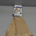 Truform 20-30 mmHg Compression Stockings for Men and Women, Thigh High Length, Dot-Top, Open Toe, Beige, Medium (1 Pair)