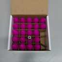 Novelty Lights Ceramic Christmas Replacement Bulbs - Outdoor Individual Bulbs for Events, Holiday Parties, Patios, and More - C7/E12 Candelabra Base, 5 Watt Lights (Pink, 25 Pack)