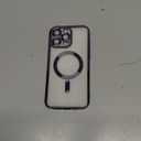 Misea Magnetic for iPhone 16 Pro Max Case Compatible with MagSafe [Never Yellowing] [Military Grade Drop Protection] Full Camera Lens Protector Plating Soft Clear Phone Case for Women 6.9", Purple