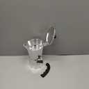 IMUSA 9 Cup Cast Aluminum Stovetop Coffeemaker, Moka Pot for Classic Cuban, Italian, and Espresso Style Coffee (Silver)