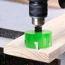 8 Inch Hole Saw Carbide Tipped for Recessed Lights, Hard Wood, Drywall, Plaster Ceiling, Sheetrock, Plastic, Fiberglass, 3X Faster, Green