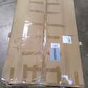 Wisfor Sintered Stone Dining Table: 47.2x27.5 Inch White Kitchen Table with Metal Legs for Dining Room - 6-Seat Restaurant Table (No Chairs)