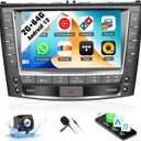 SIXWIN 2G+64G Android Car Radio for Lexus IS250 IS300 IS350 2006-2012 9 Inch Touch Screen with CarPlay Android Auto Mirror Link Bluetooth GPS Navigation WiFi FM SWC Backup Camera MIC