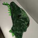 Idepet Large Dogs Halloween Dinosaur Costume Jacket Pet Dog Warm Fleece Winter Clothing Outfits Funny Apperal Golden Retriever Pitbull Clothes Hoodie (6XL)