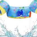 Swim Vest for Kids, Toddler Pool Floaties, Children Swimming Vest with Adjustable Strap, Swim Jacket Water Wing Arm Float, Puddle Sea Beach Boat Jumper Boy Girl Baby, 10-22 kg, Medium Size, 1-6 Years old