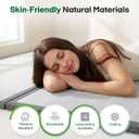 ZonLi Japanese Tatami Mat, Foldable Floor Sleeping Pad Futon Mattress, Full